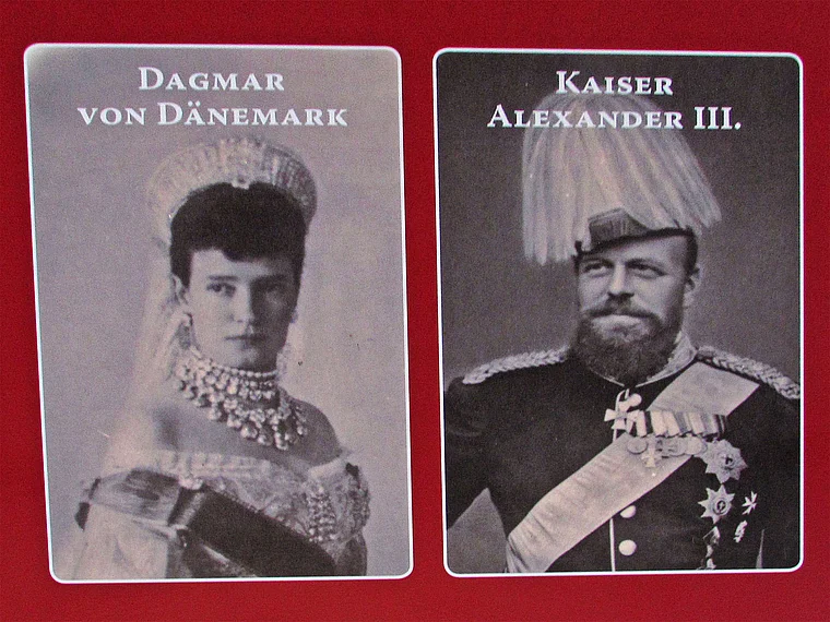 Glücksburg Schloss Dagmar und Zar Alexander