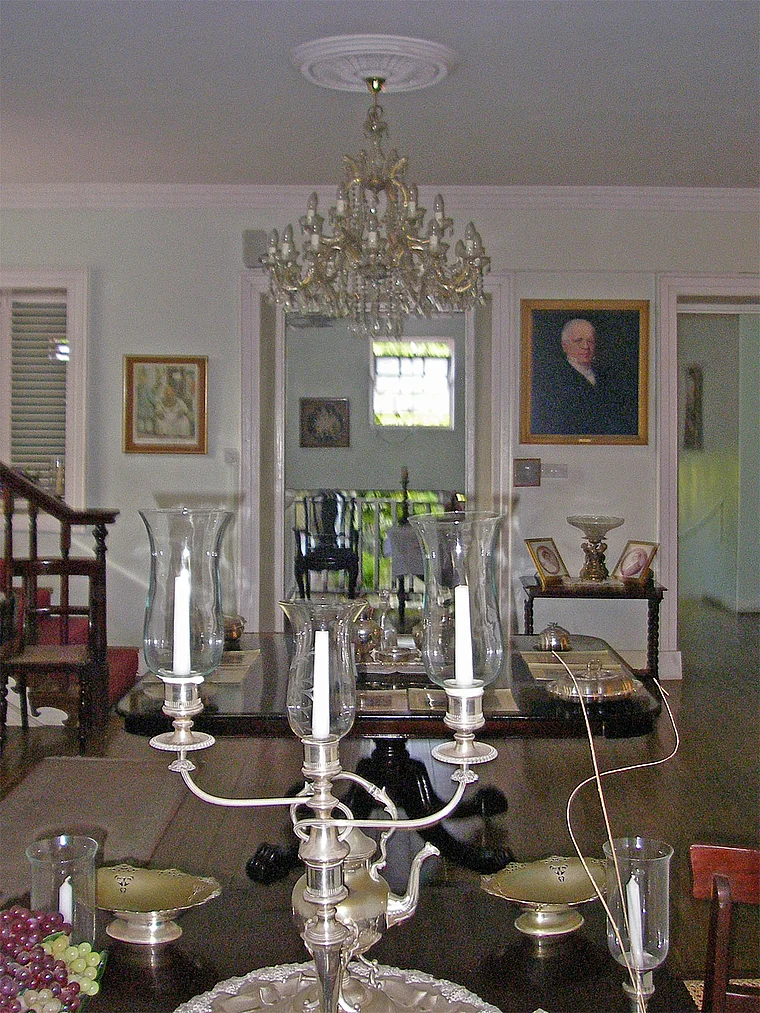 Barbados Sunbury Plantation House innen