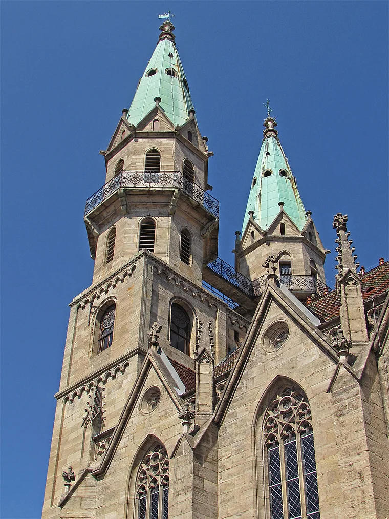 Meiningen Stadtkirche Türme