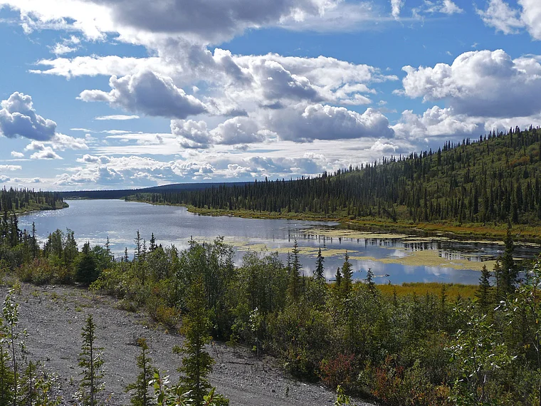 Alaska Richardson Highway Paxson Lake