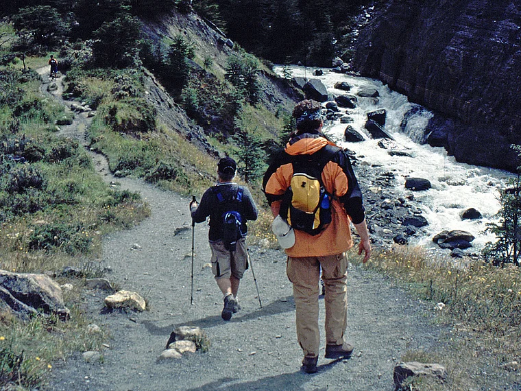 Chile Torres del Paine Wanderer