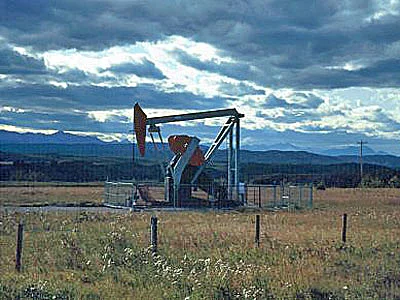 Alberta Erdölbohrung Ölpumpe