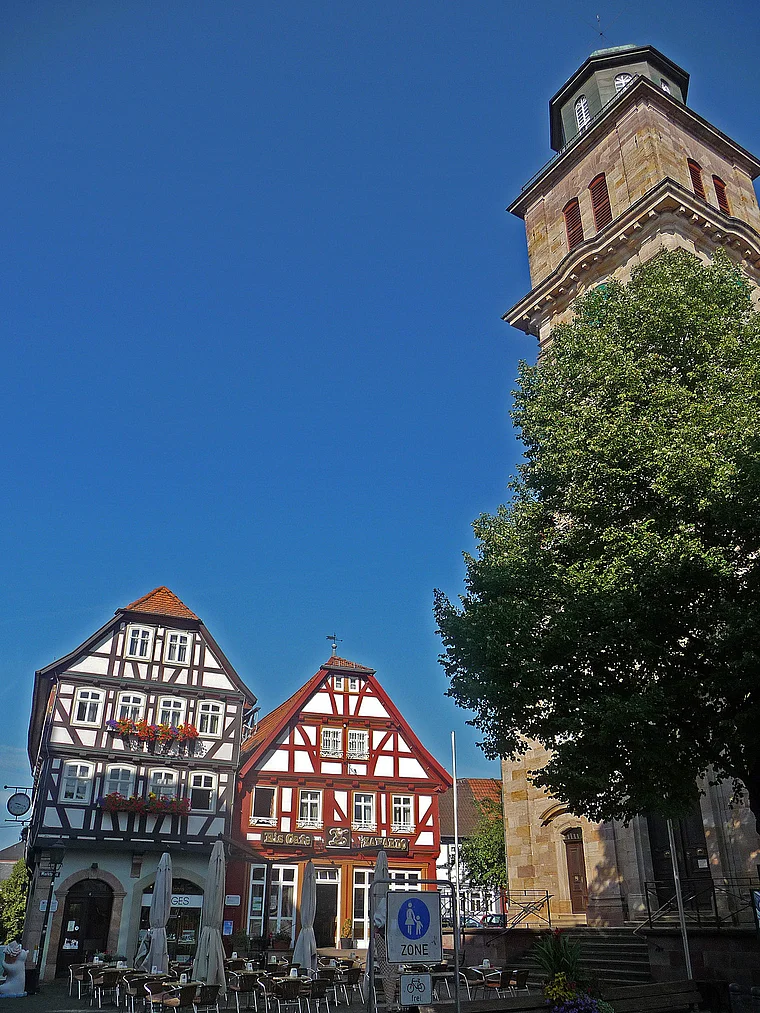 Lauterbach Marktplatz Stadtkirche