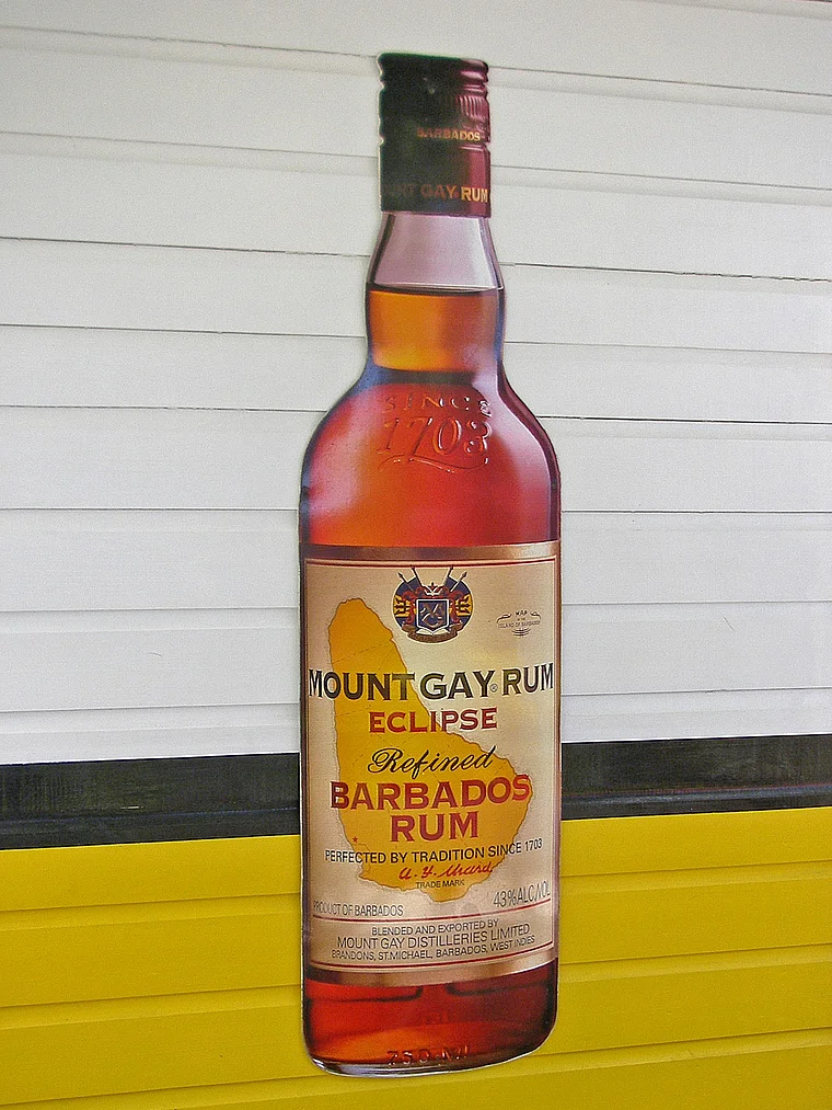 Barbados Mount Gay Rum Werbeplakat