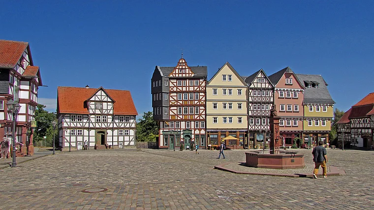 Neu-Anspach Hessenpark Markthäuser