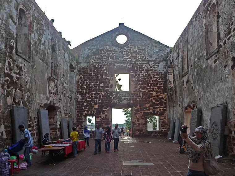 Melaka St. Paul's Church innen
