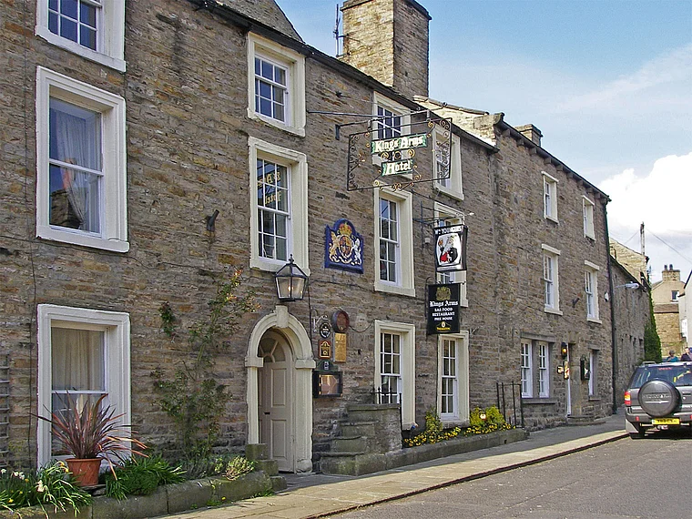 Yorkshire Askrigg King's Arms Hotel außen
