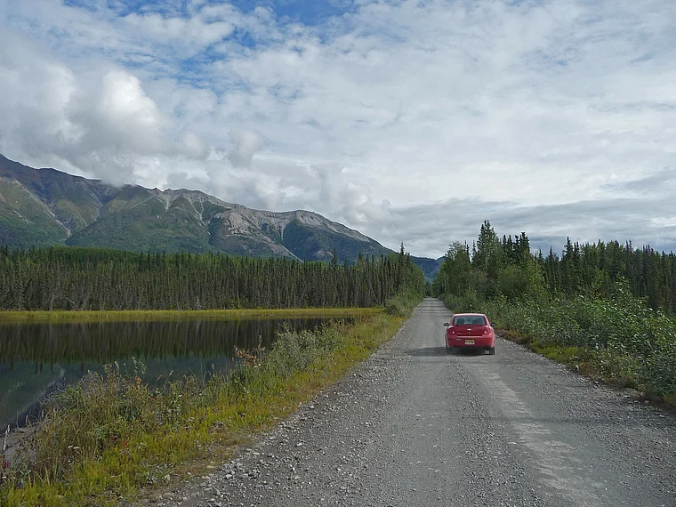 Alaska McCarthy Road Landschaft