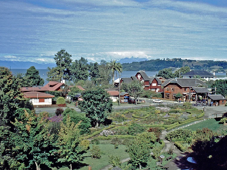 Chile Frutillar Freilichtmuseum Totale