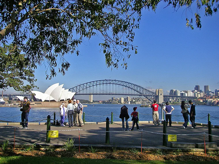 Sydney Macquaries Point Hafenbrücke