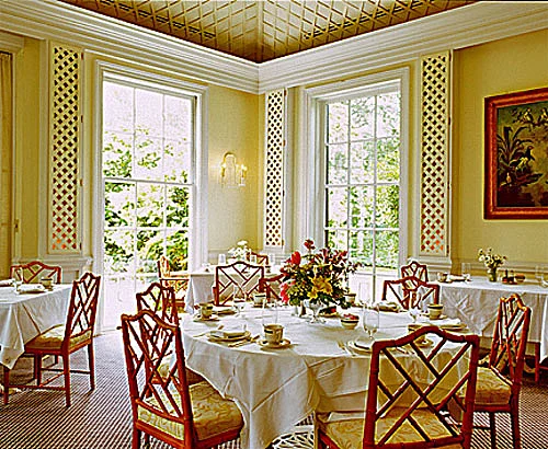 South Carolina Litchfield Plantation Speisesaal