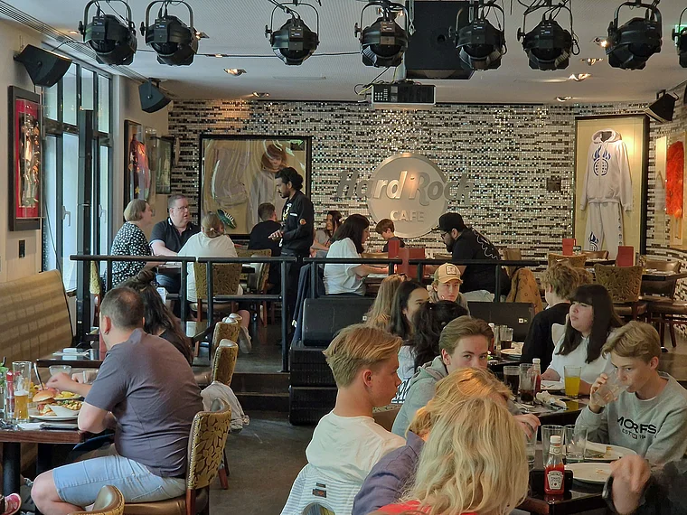 Hard Rock Cafe Berlin Innenaufnahme