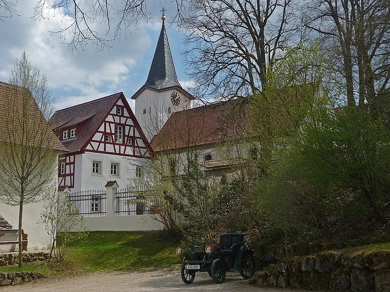Fränkische Schweiz Schloss Kühlenfels mit Aaglander