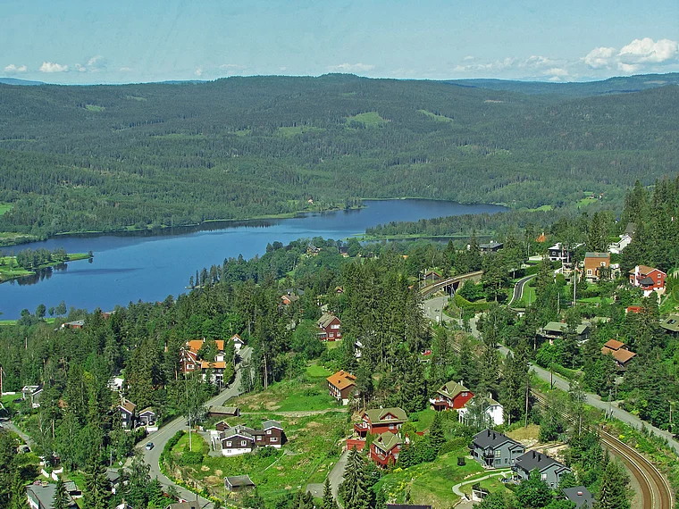 Oslo Holmenkollen Sprungschanze Panorama