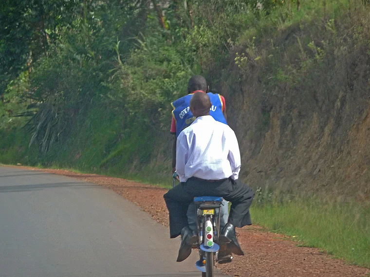 Ruanda Fahrrad Taxi