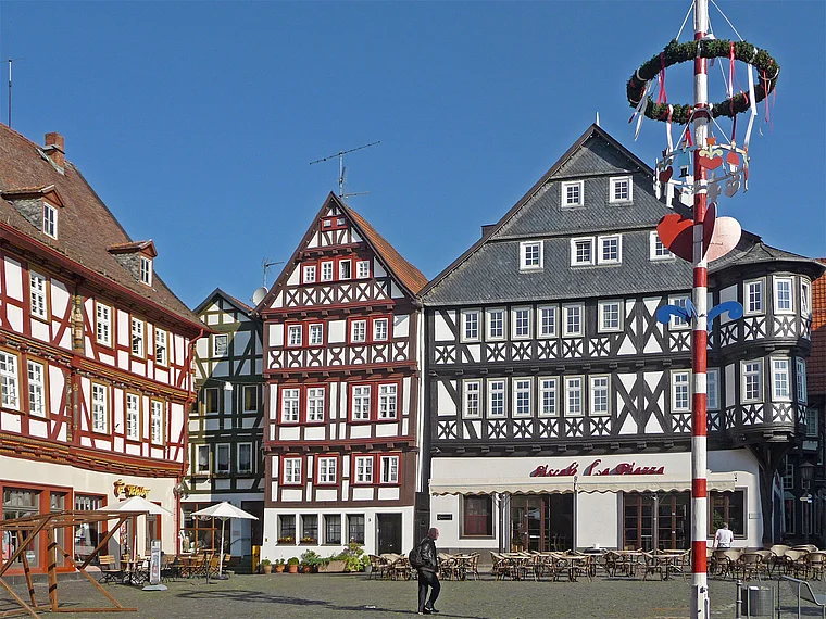 Alsfeld Marktplatz Fachwerk