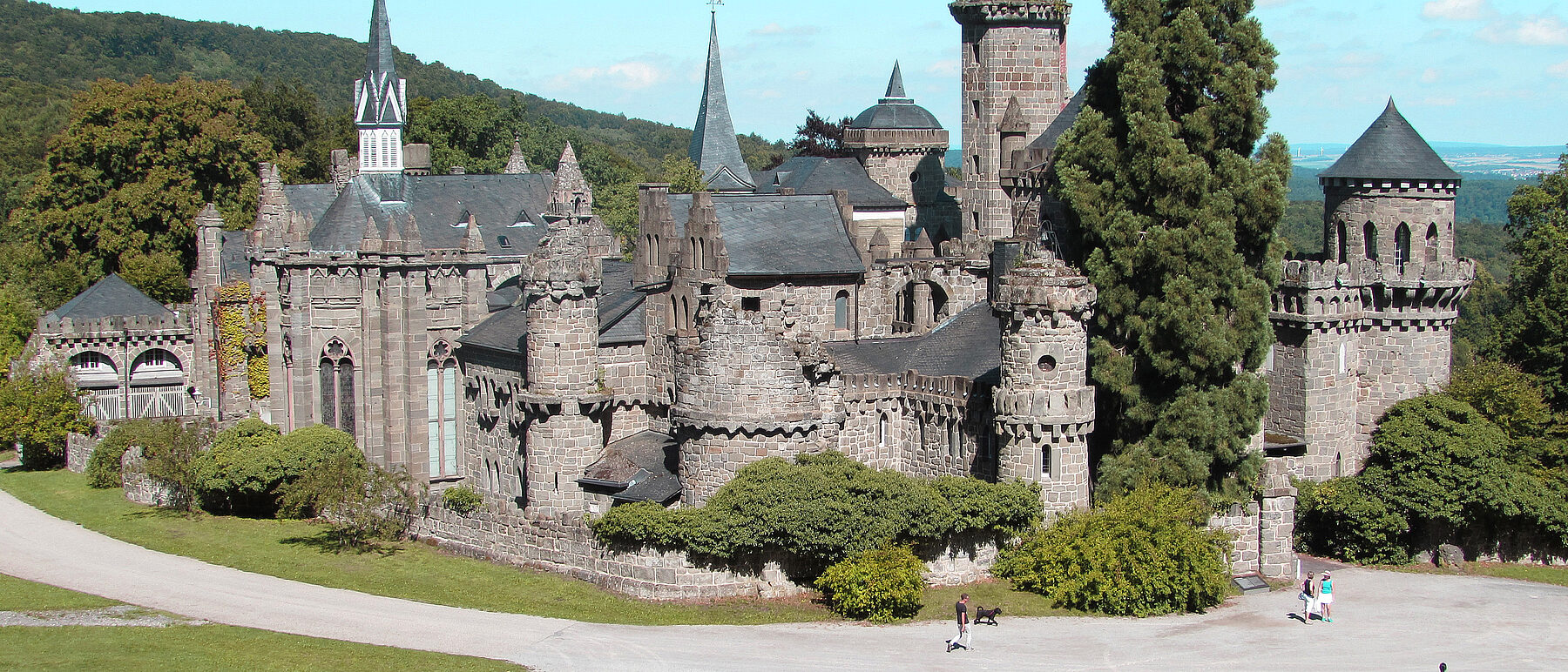 Kassel Löwenburg Sommer