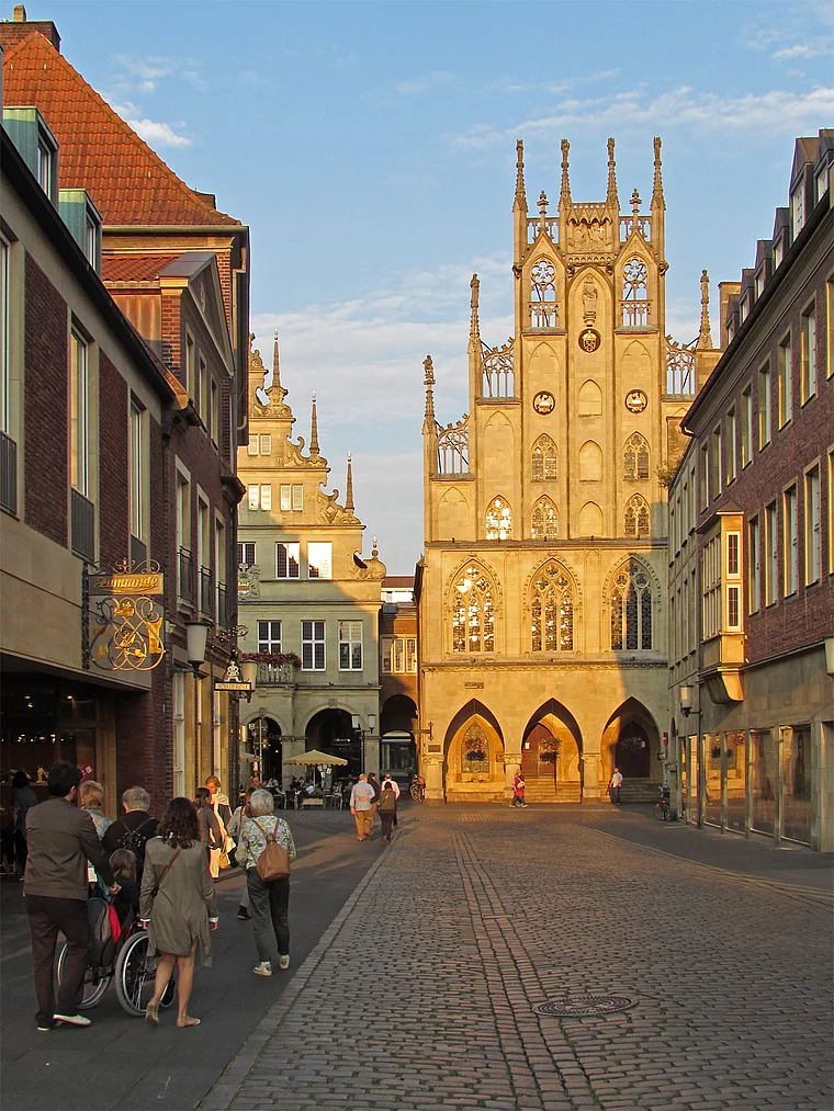 Münster Domplatz Rathaus