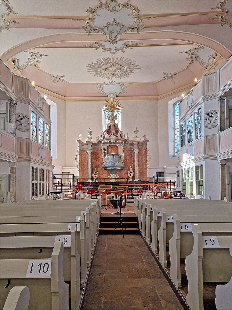 Lauterbach Vogelsberg Stadtkirche Innenaufnahme