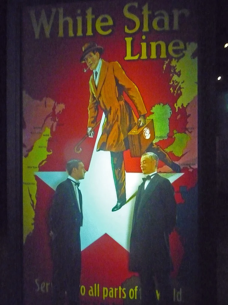 Belfast Titanic Museum White Star Line Plakat