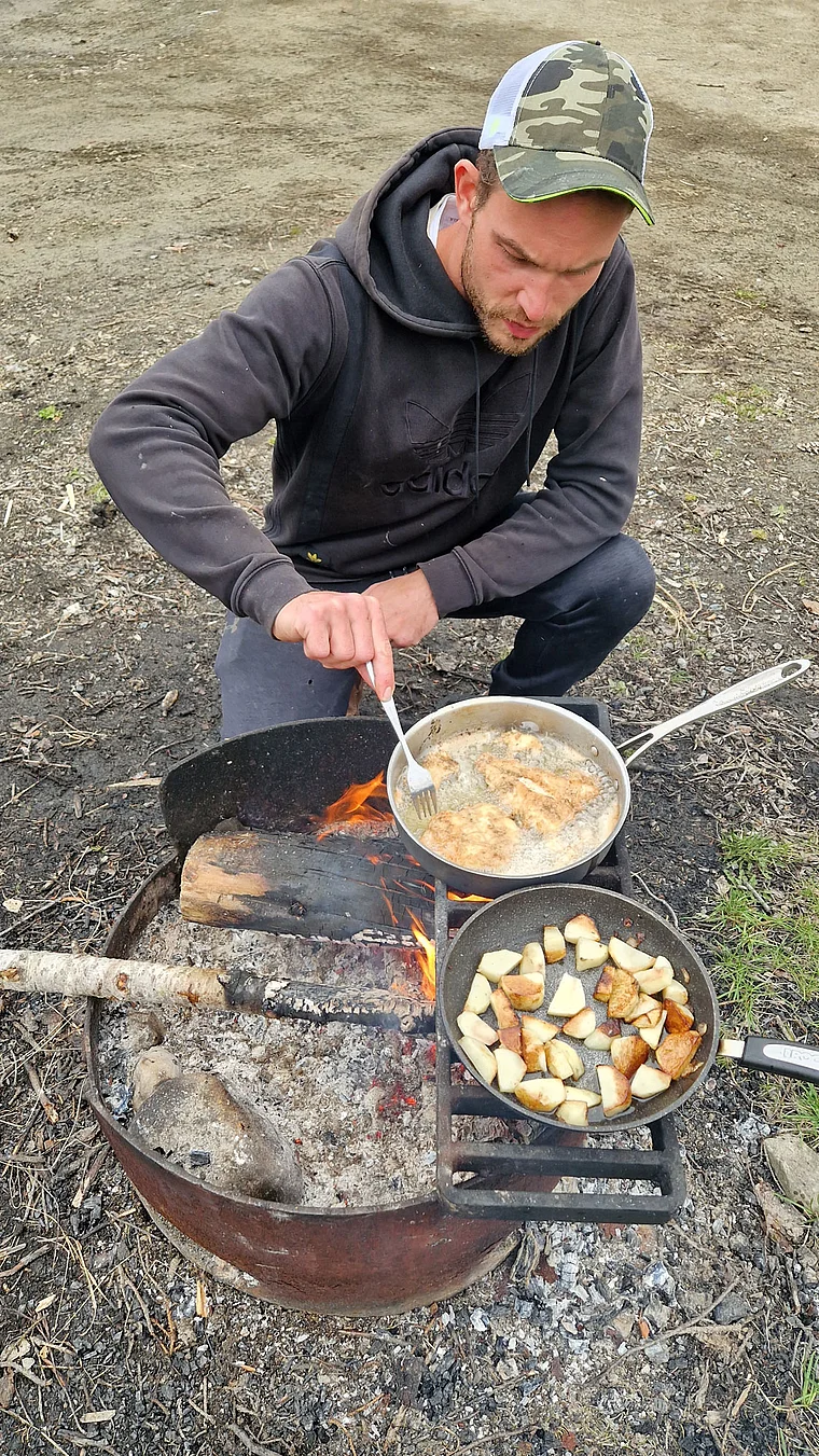 Hecht frittieren