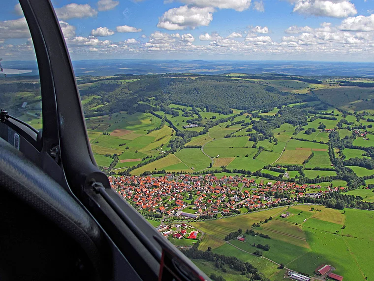 Ehrenberg Wüstensachsen Vogelsperspektive