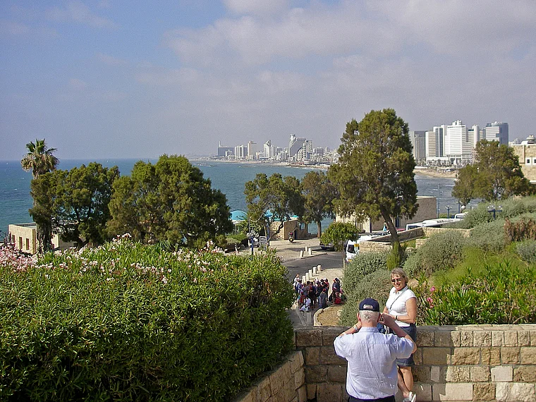 Jaffa Blick auf Skyline Tel Aviv