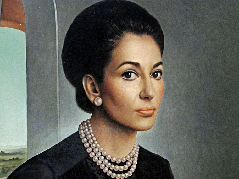 Mailand Scala Gemälde Callas
