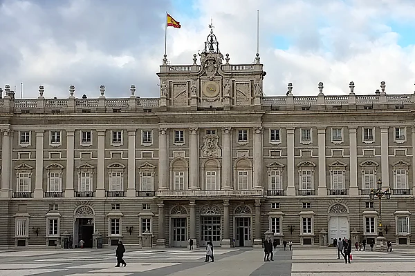 Madrid Palacio Real Ausschnitt