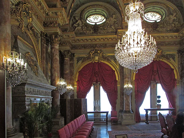 Rhode Island Newport Vanderbilt Breakers Prunksaal
