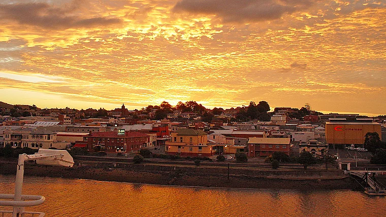 Tasmanien Devonport Sonnenuntergang