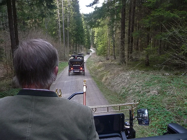 Fränkische Schweiz Aaglander Kreuzfahrt im Wald
