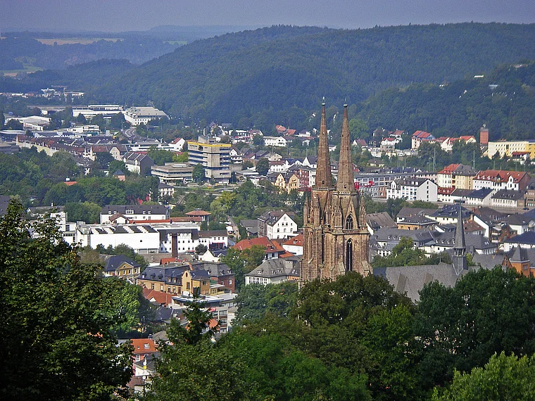 Marburg Elisabethkirche von oben