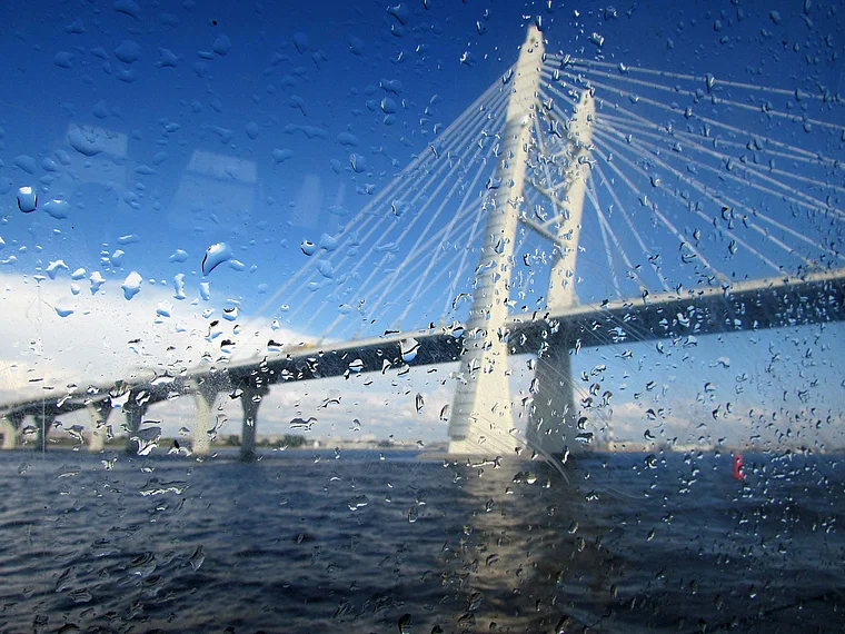 St. Petersburg Obuchowski Brücke