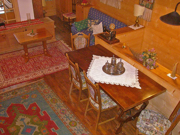 Friaul Ovaro Ferienwohnung Wohnzimmer