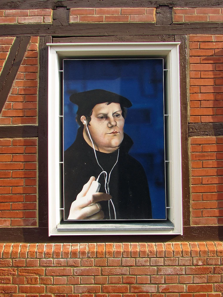 Schmalkalden Luther Wandmalerei