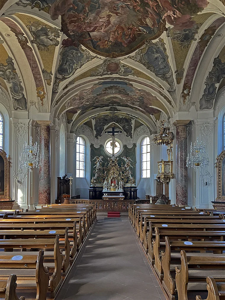 Heusenstamm Barockkirche innen
