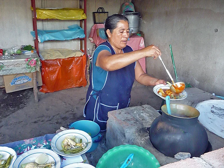 Mexiko Provinz Oaxaca Gastwirtin Francisca Cruz