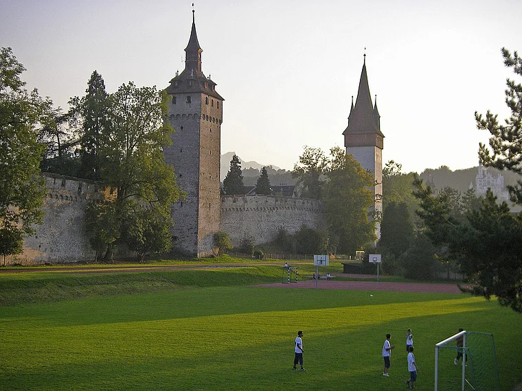 Luzern Museggmauer Heuturm Luegislandturm