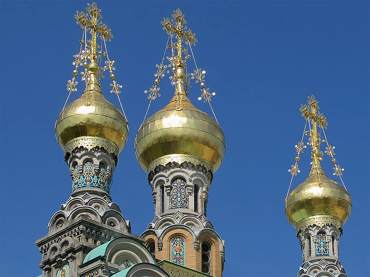 Darmstadt Russische Kapelle Zwiebeltürme