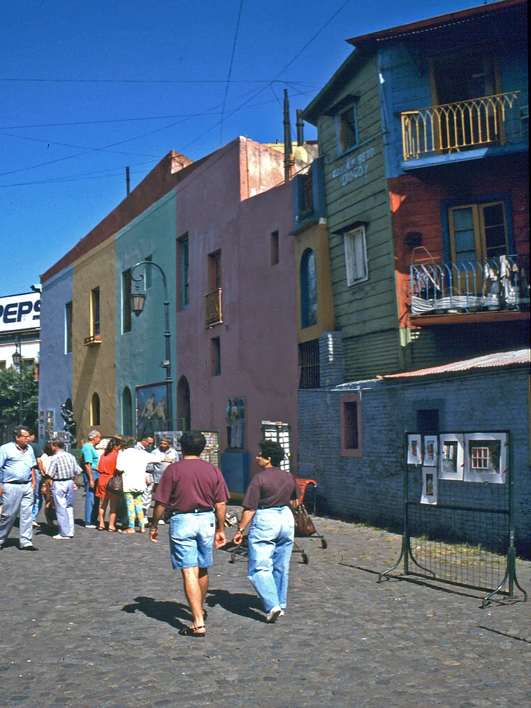 Buenos Aires La Boca bunte Fassaden