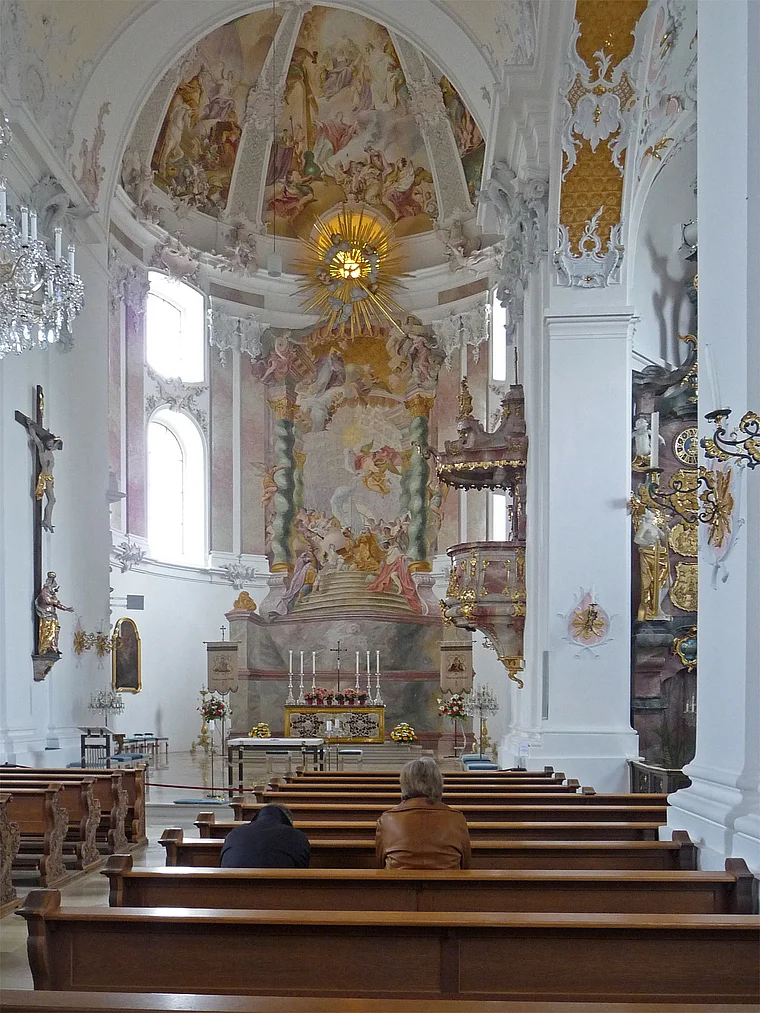 Friedberg Bayern Wallfahrtskirche innen