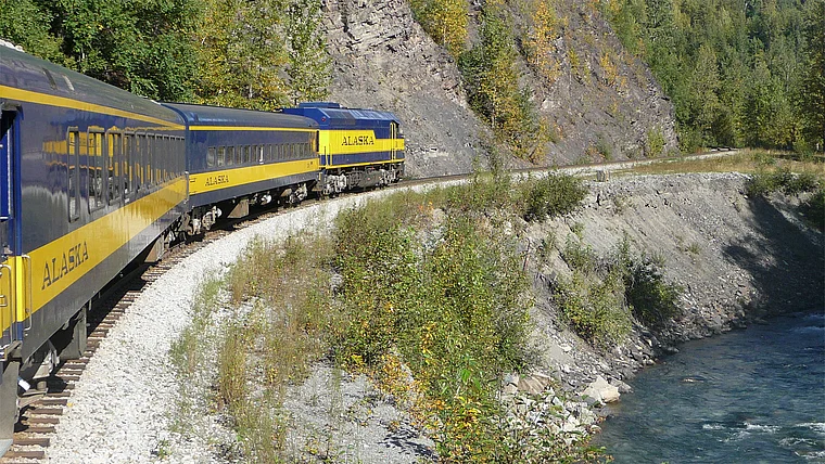 Alaska Railroad Talkeetna River