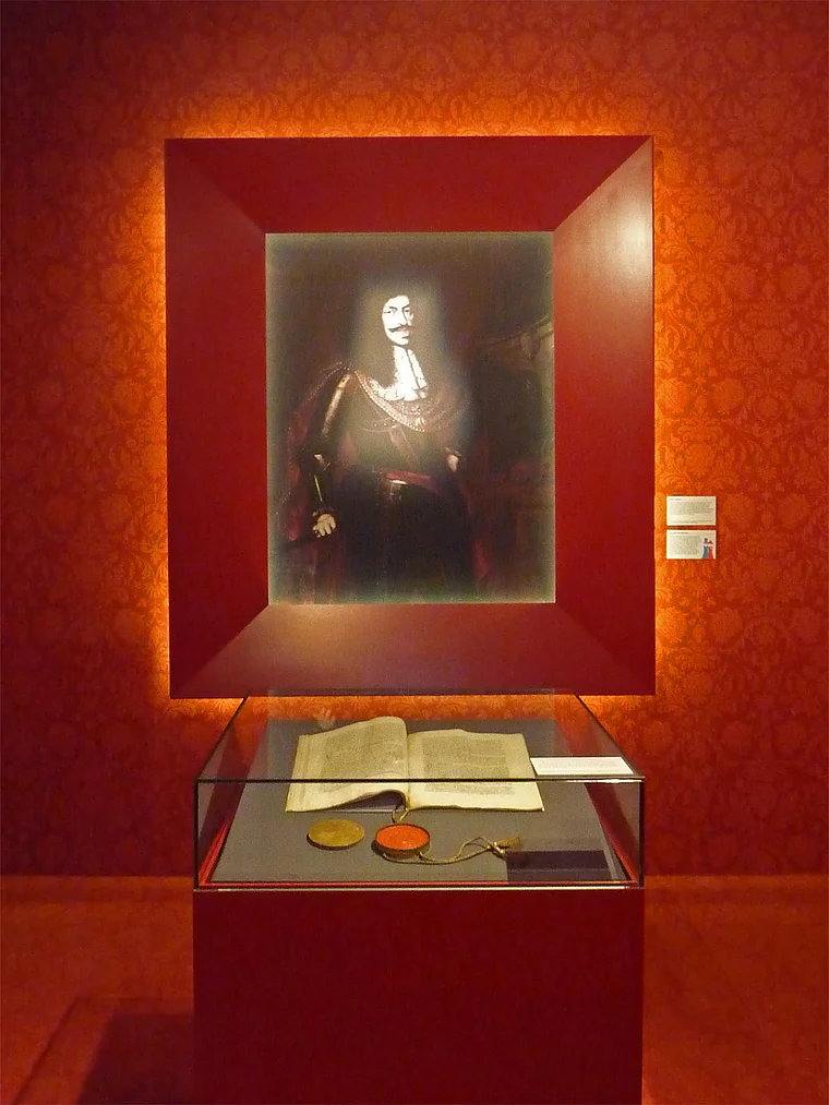Braunau Bezirksmuseum Gemälde Kaiser Leopold I.