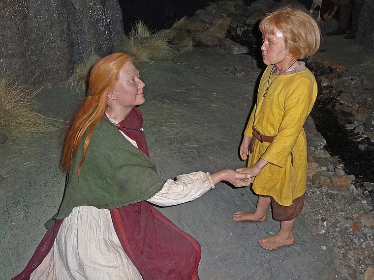 Island Saga Museum Mutter mit Kind