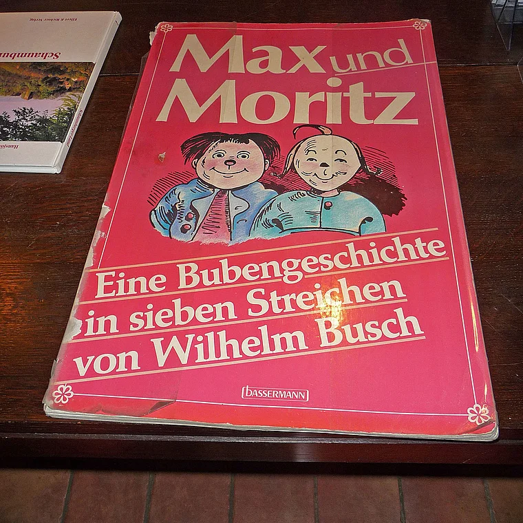 Wiedensahl Wilhelm Busch Museum Max und Moritz Buchdeckel