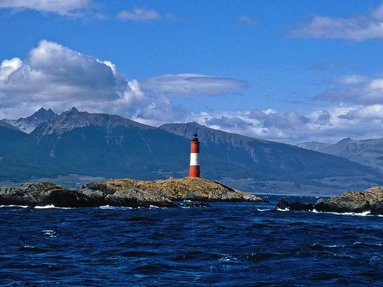 Feuerland Beagle Kanal Ushuia Leuchtturm
