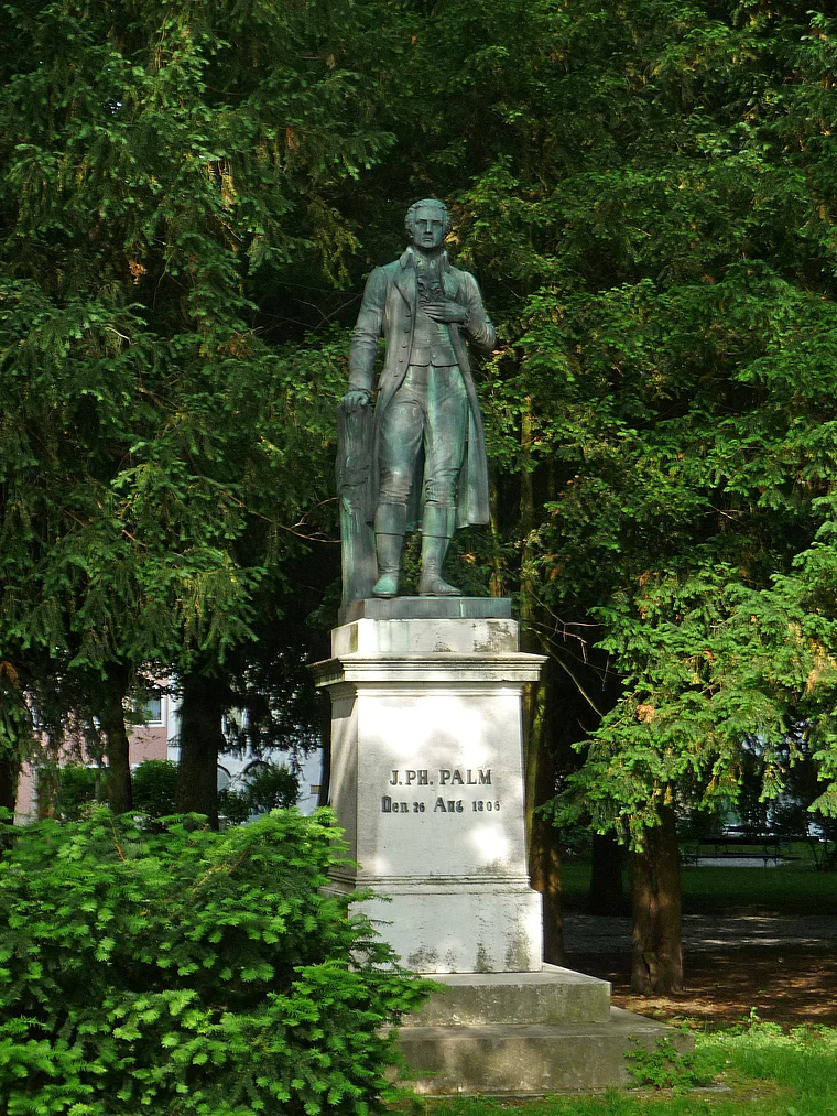 Braunau Palmpark Denkmal Johann Philipp Palm