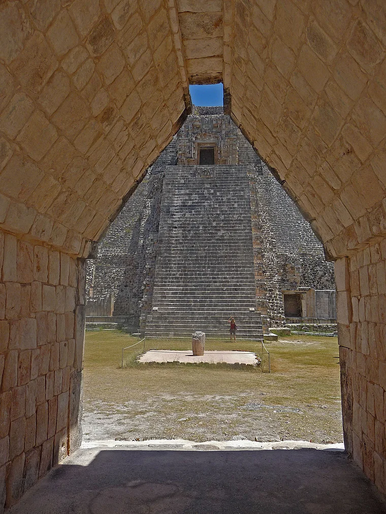 Mexiko Uxmal Vogelplatz