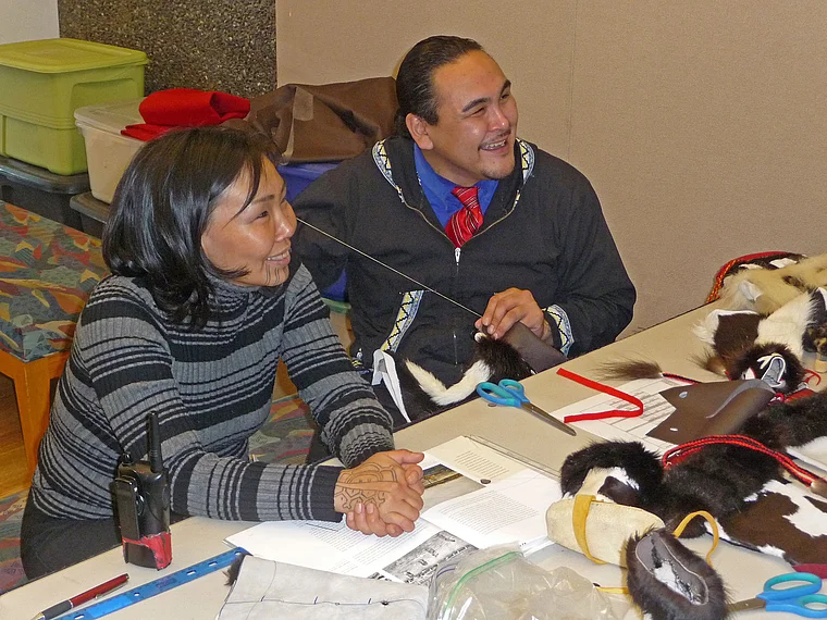 Alaska Anchorage Native Heritage Center Handwerkskunst